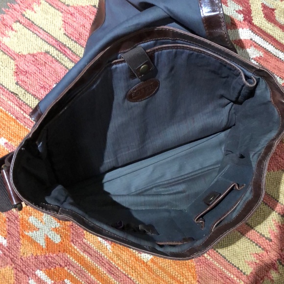 Fossil Leather Satchel - Picture 2 of 3